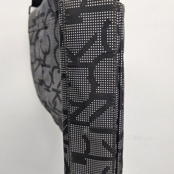 Calvin Klein Logo Athleisure Zipper Nylon Crossbody Bag Tote - Picture 8 of 10